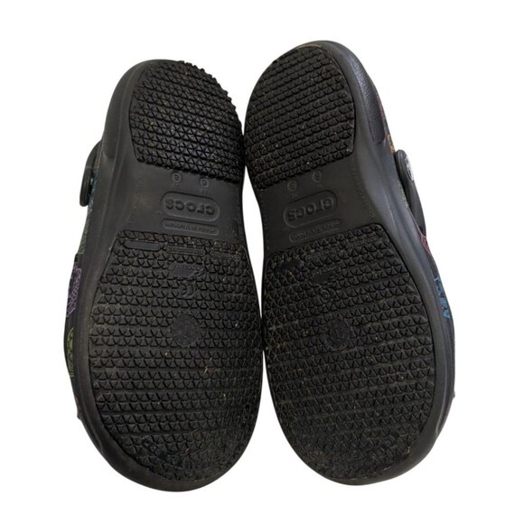 Crocs "Day of the Dead" Clogs Bistro Graphic Sugar Skull M6 W8 Unisex Black - Picture 6 of 7